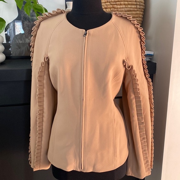 Banana Republic Olivia Palermo Beige Suit Jacket - Picture 2 of 14